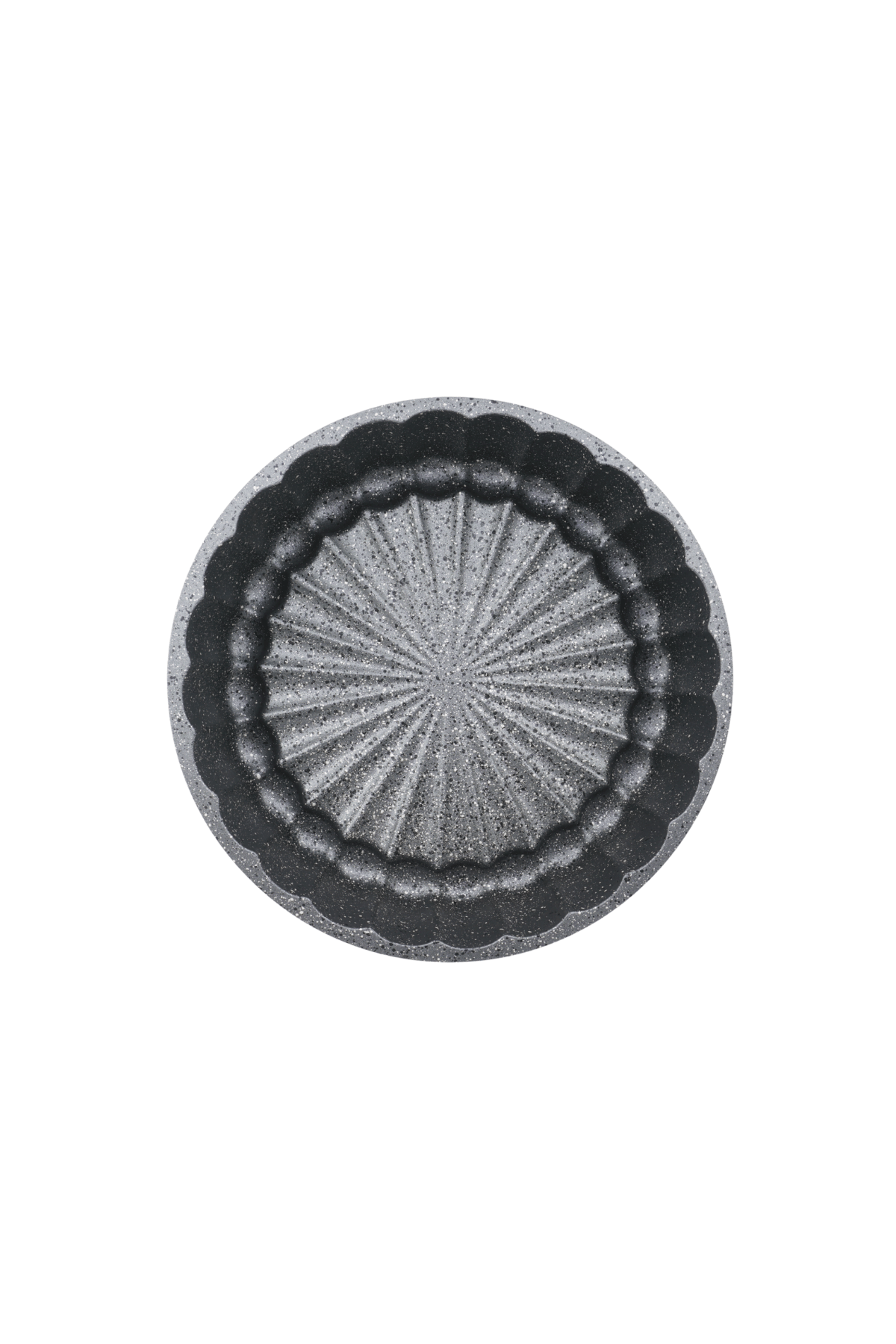 Papatya Döküm Kek Kalıbı 27cm Siyah