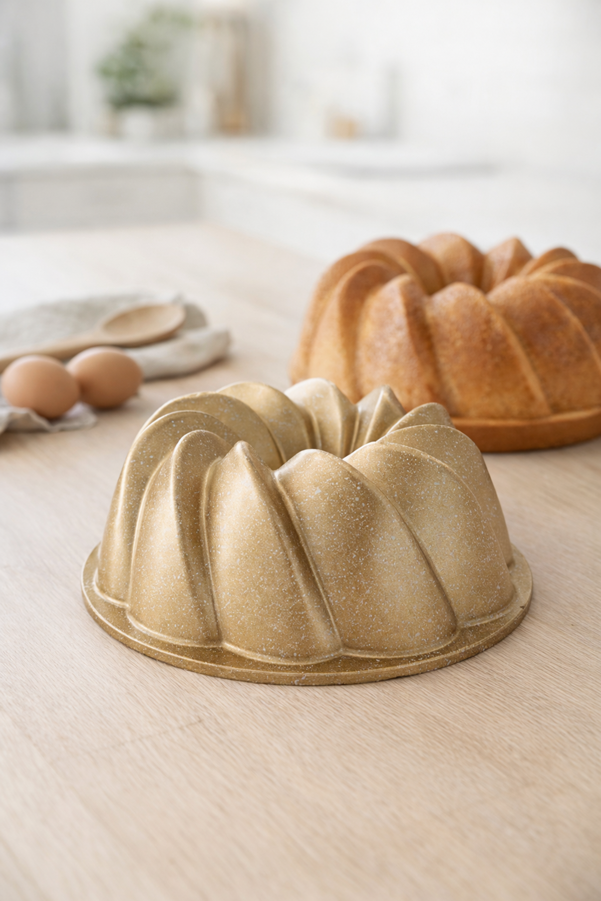 Tufan Döküm Kek Kalıbı 26cm Gold