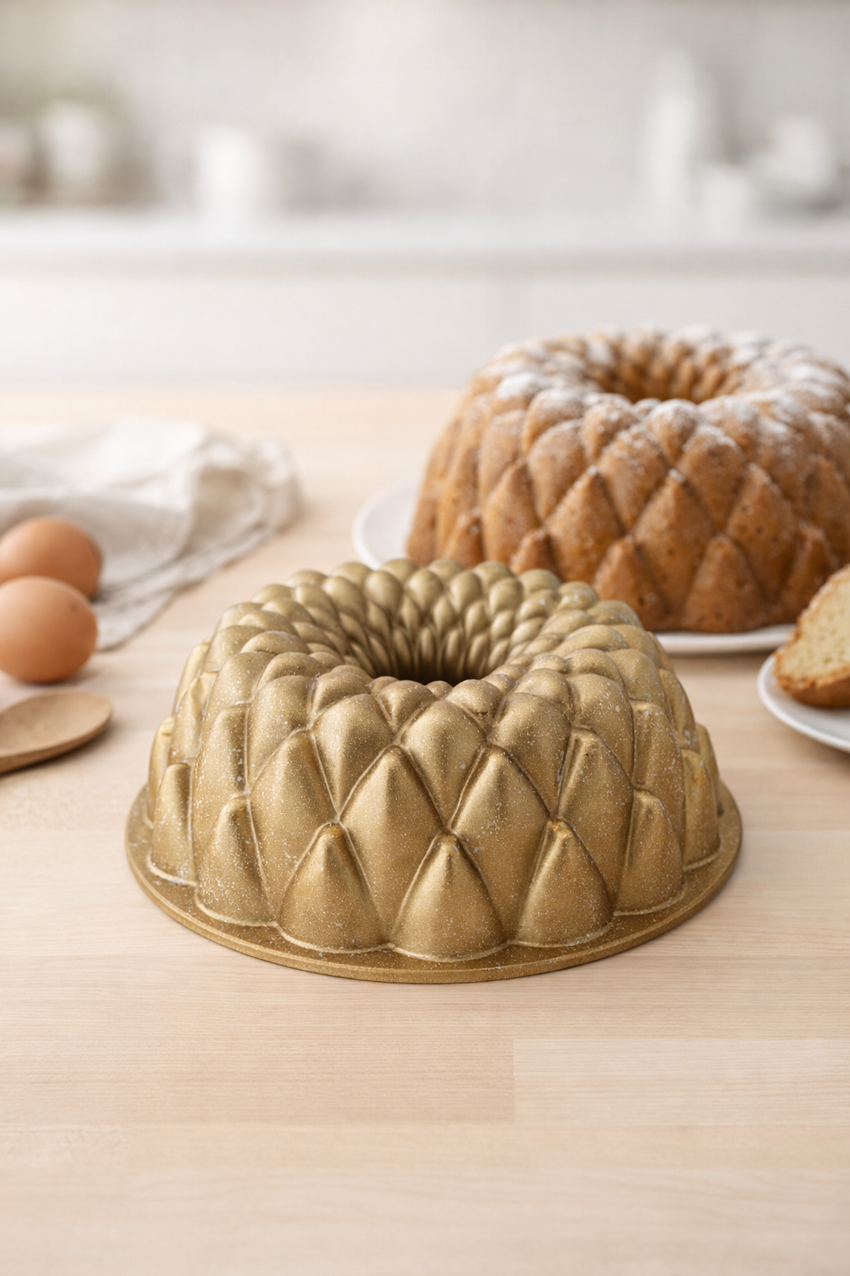 Pigna Döküm Kek Kalıbı 24cm Gold