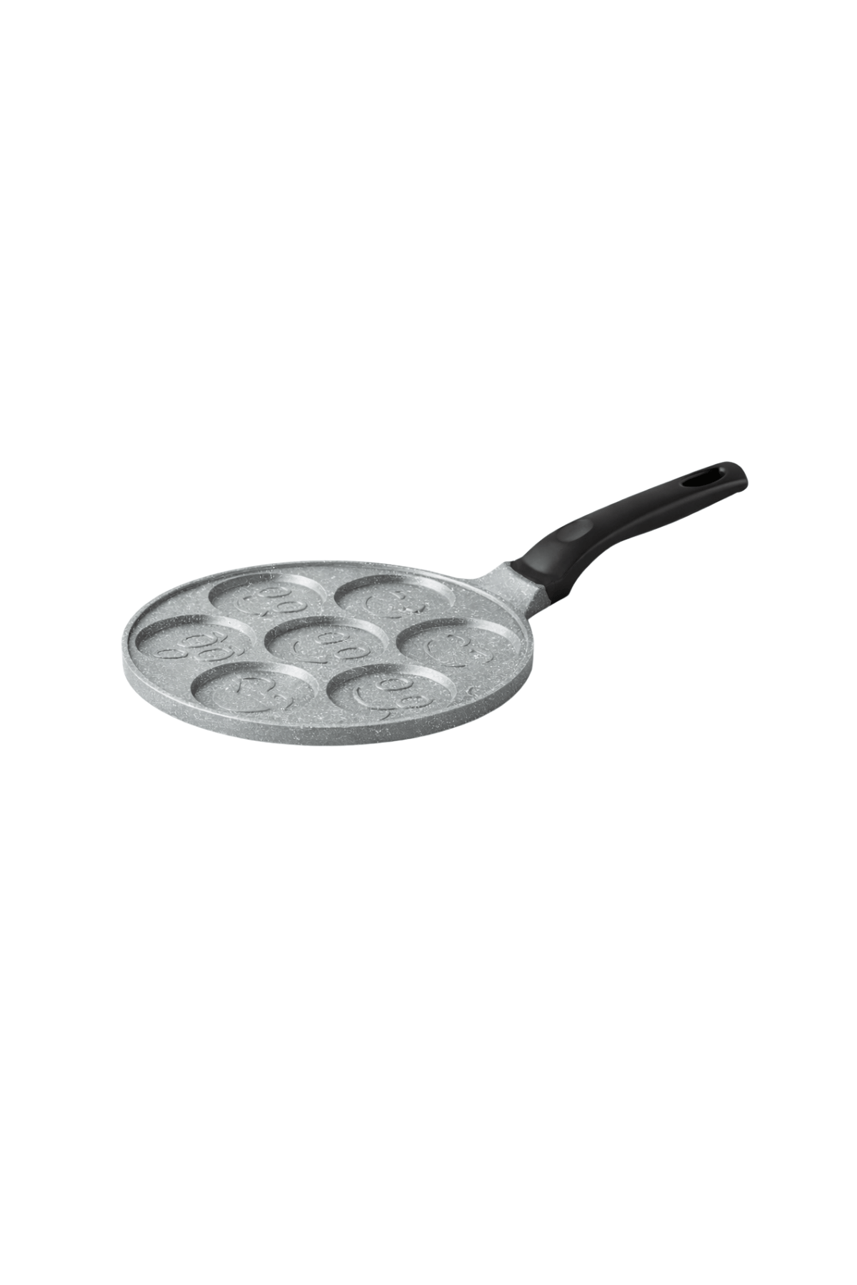 JoyFace Gülücük Şekilli Pankek Tavası Antrasit