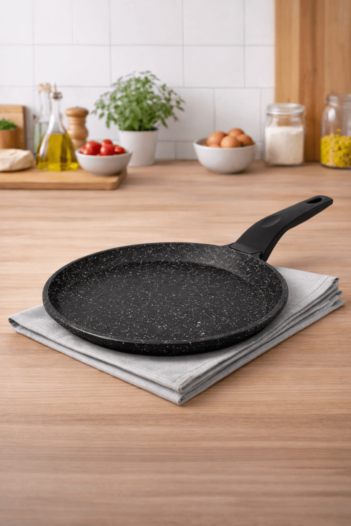 JoyFace Krep Tava Siyah