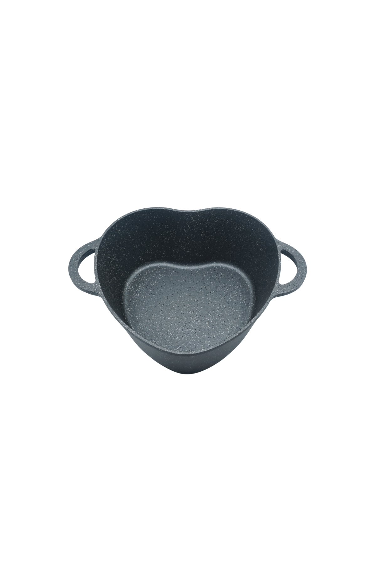 Lovexxa Kalp Şekilli Döküm Tencere - Antrasit