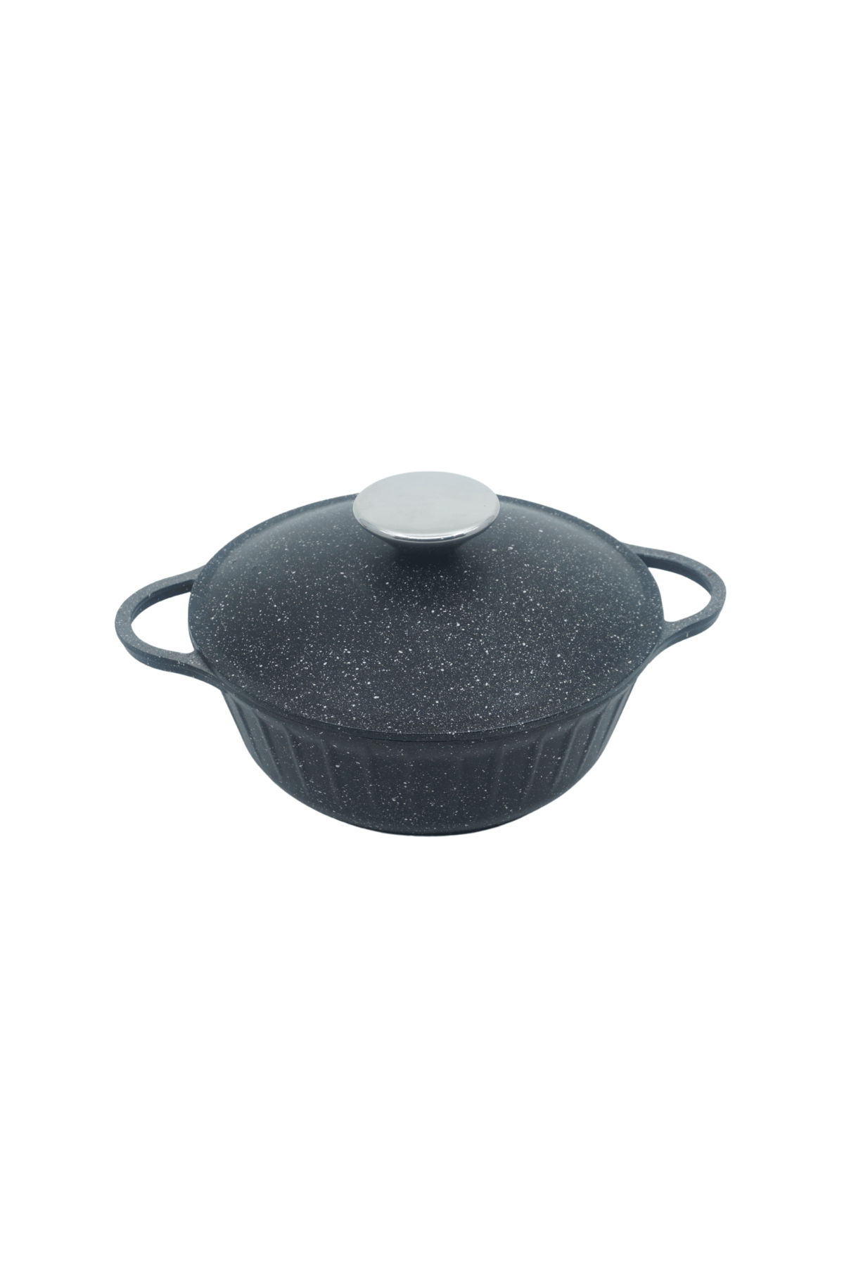 Roma Serisi 5 Parça Mini Döküm Tencere Seti Siyah