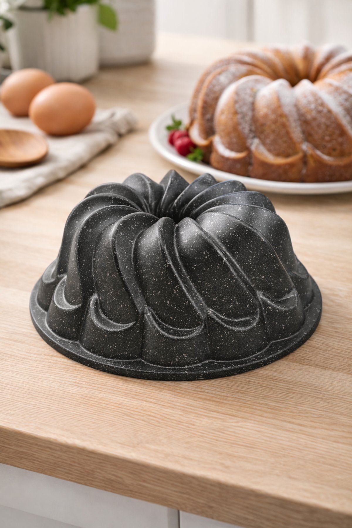 Class Döküm Kek Kalıbı 25cm Antrasit