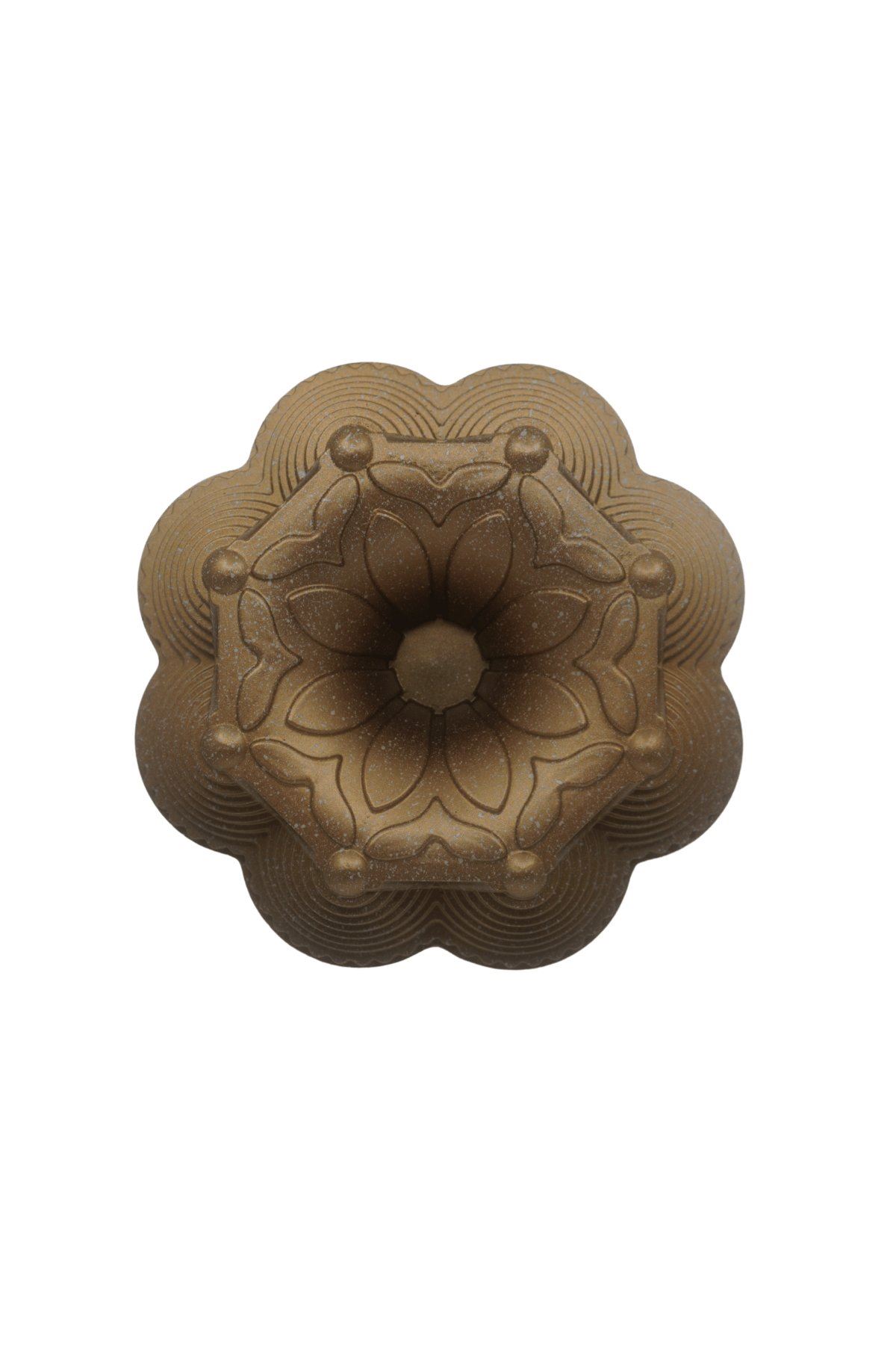 Zera Döküm Kek Kalıbı 25cm Gold