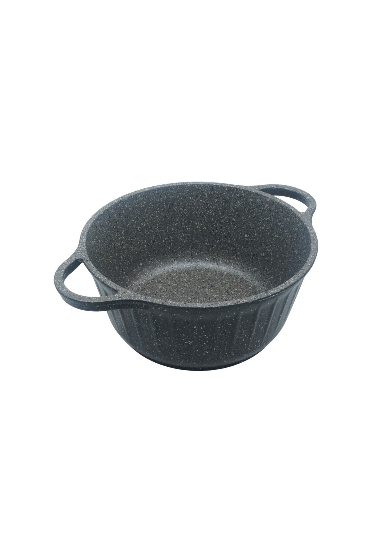 Roma Serisi 5 Parça Mini Döküm Tencere Seti Siyah