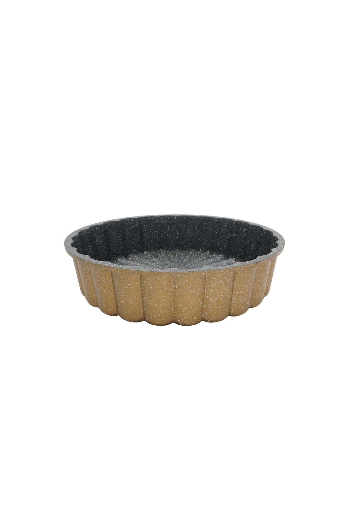 Papatya Döküm Kek Kalıbı 27cm Gold