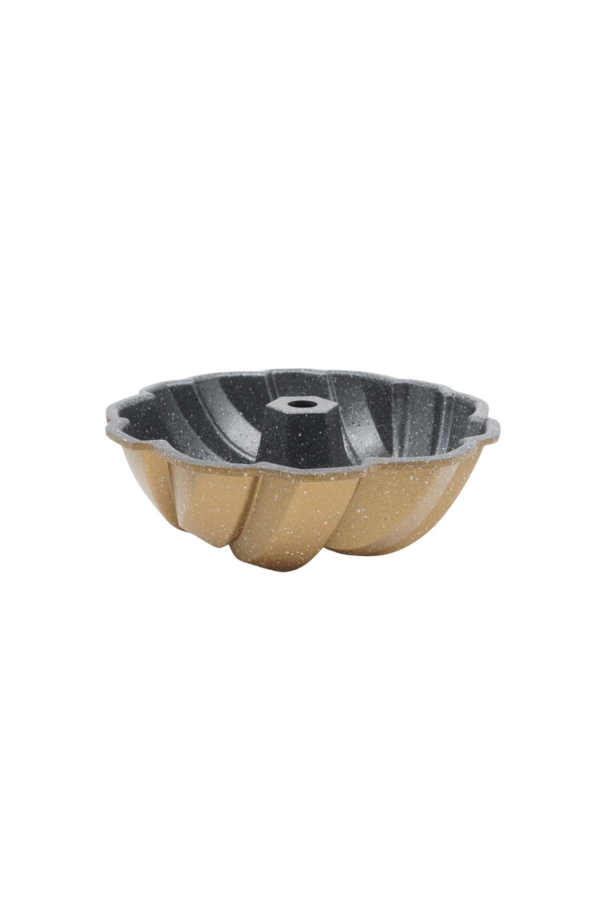 Mozaik Döküm Kek Kalıbı 26cm Gold