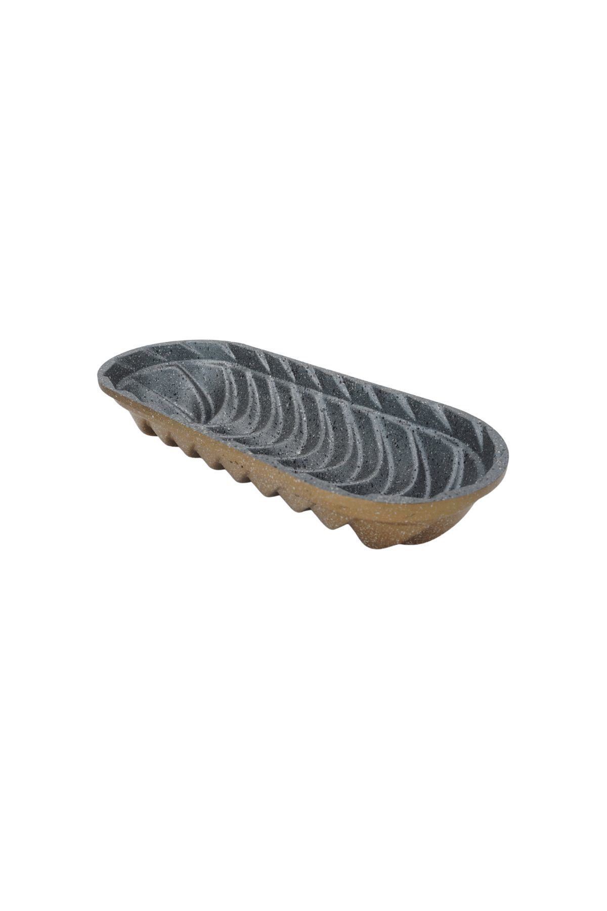 Sara Baton Döküm Kek Kalıbı 35cm Gold