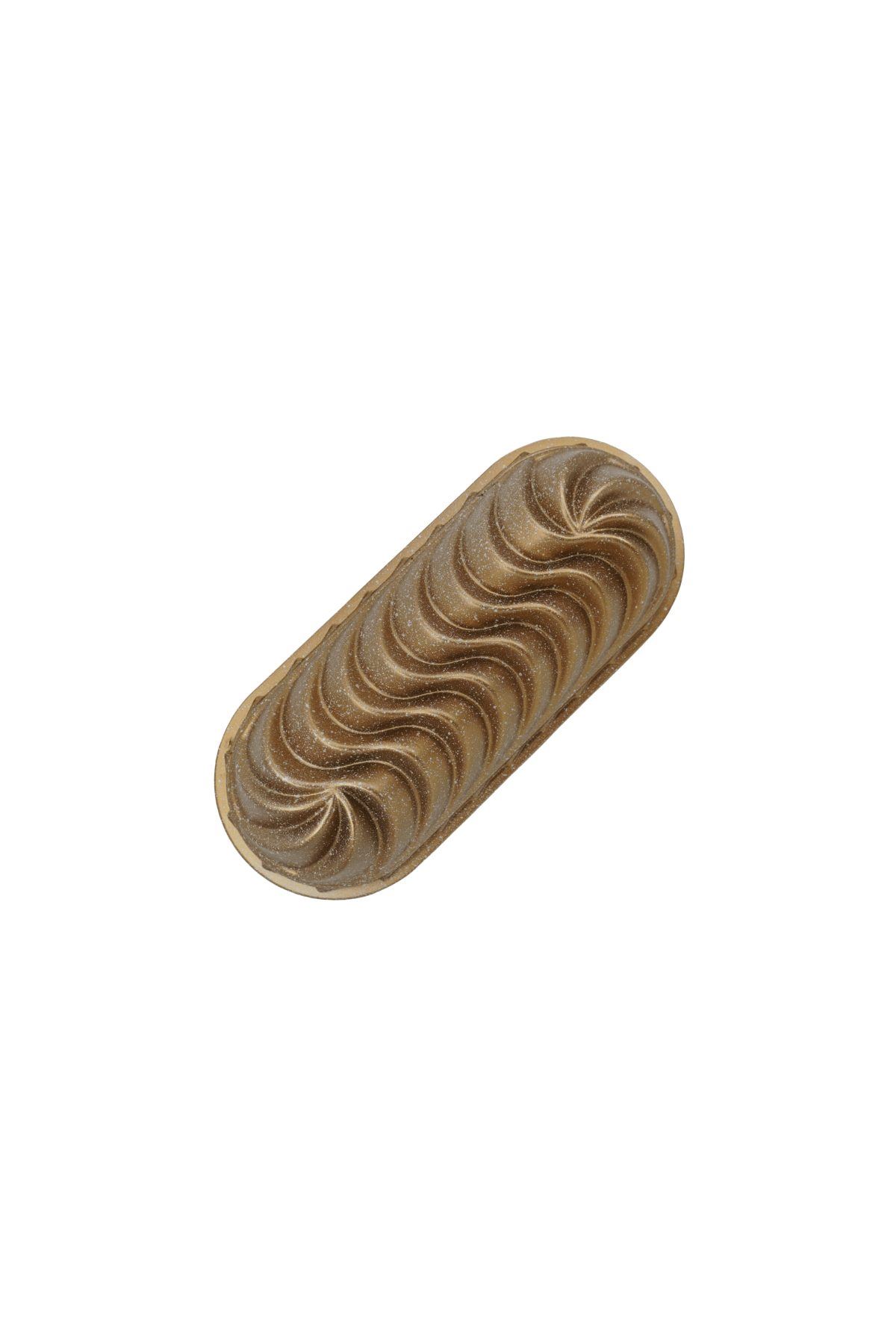 Sara Baton Döküm Kek Kalıbı 35cm Gold