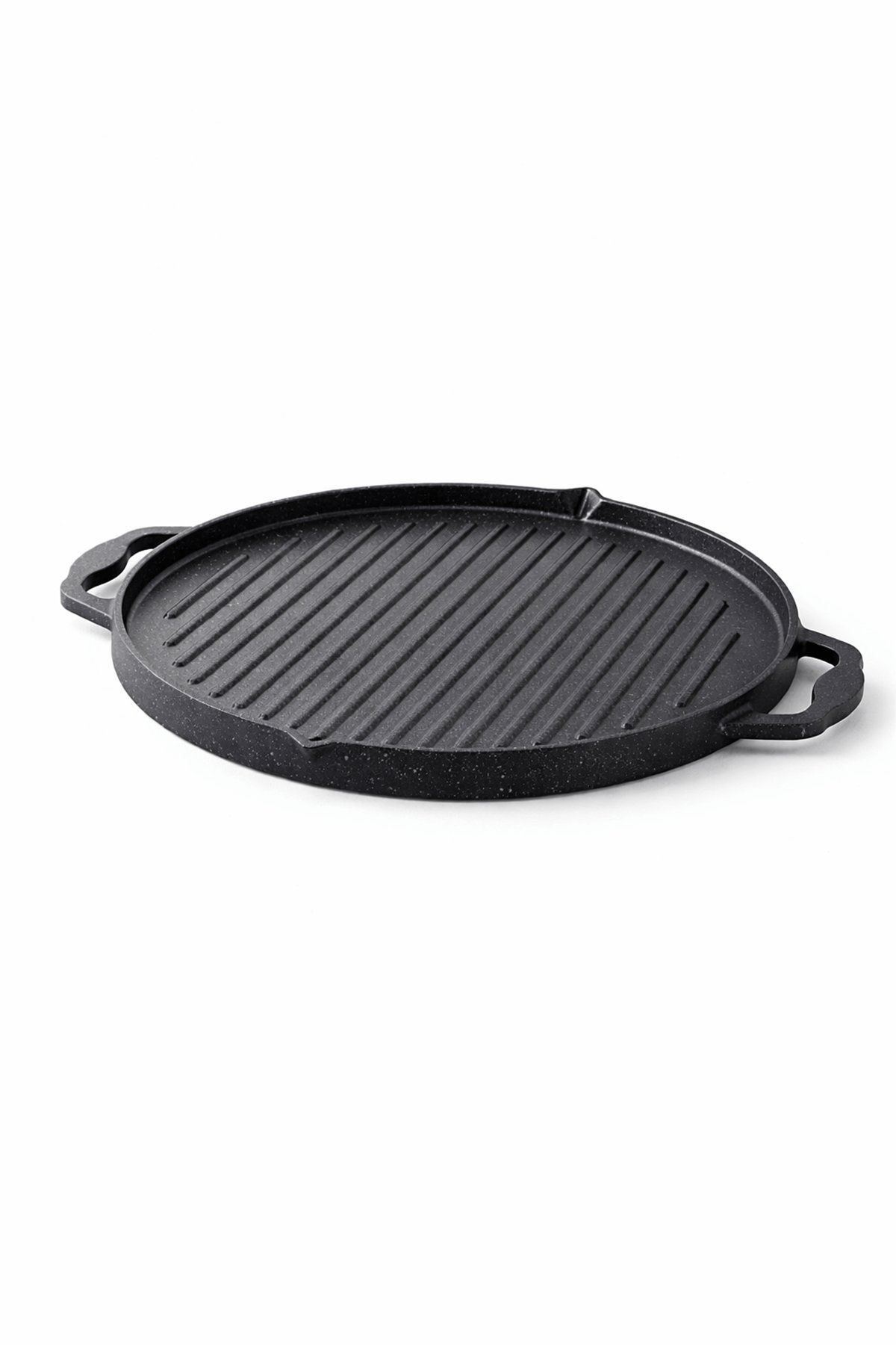 Riva Elite Çift Taraflı Döküm Tava 34cm Siyah