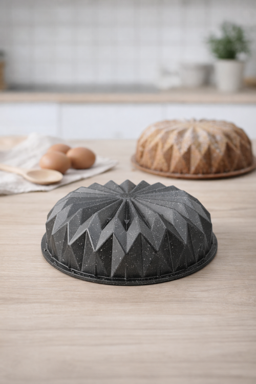 Firuze Döküm Kek Kalıbı 26cm Antrasit