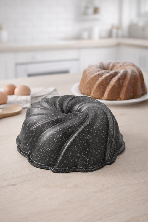 Tornado Döküm Kek Kalıbı 24cm Antrasit