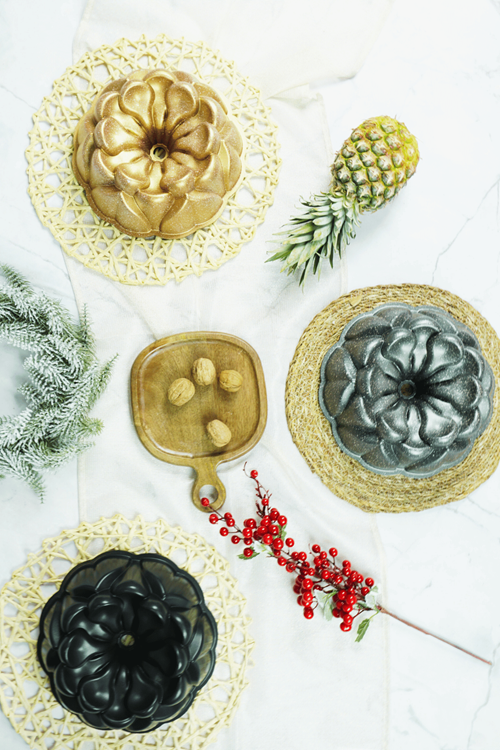 Hira Döküm Kek Kalıbı 26cm Siyah