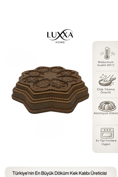 Chris Döküm Kek Kalıbı 28cm Gold