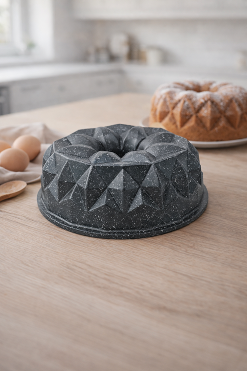 Helios Döküm Kek Kalıbı 25cm Antrasit