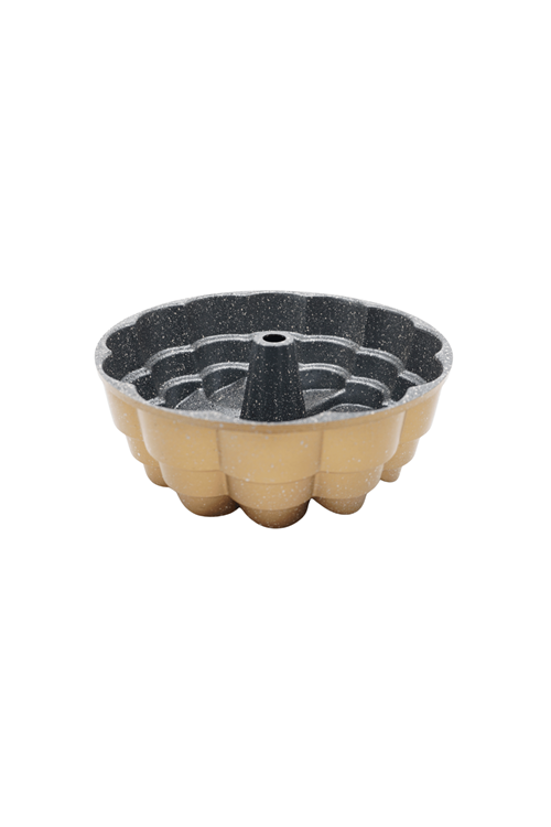 Flora Döküm Kek Kalıbı 26cm Gold