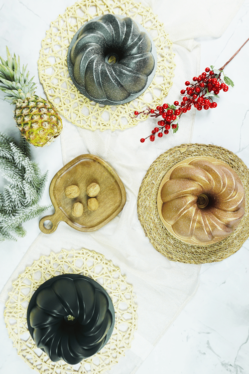 Tufan Döküm Kek Kalıbı 26cm Antrasit