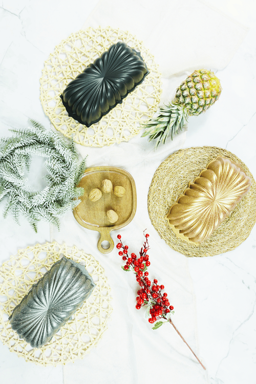 Leona Baton Döküm Kek Kalıbı 30cm Antrasit