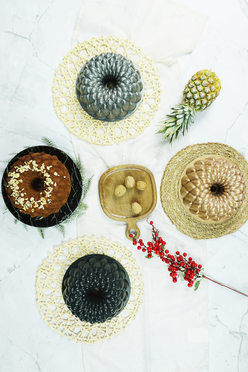 Pigna Döküm Kek Kalıbı 24cm Gold