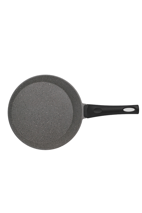 PanFace Krep Tavası 26 cm | Döküm Alüminyum Granit Kaplama Krep & Gözleme Tavası Antrasit