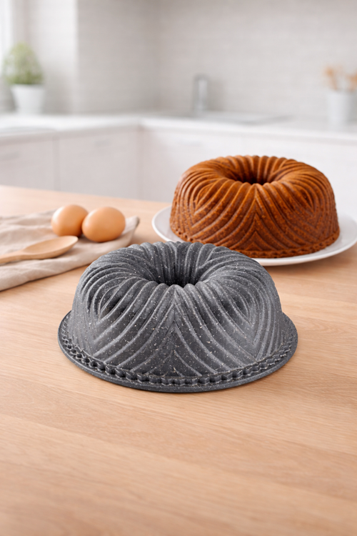 Penda Döküm Kek Kalıbı 25cm Antrasit