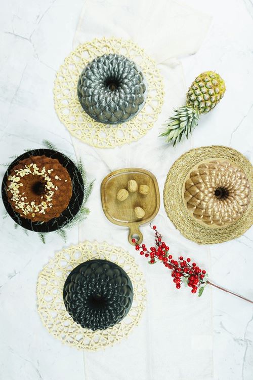 Pigna Döküm Kek Kalıbı 24cm Antrasit