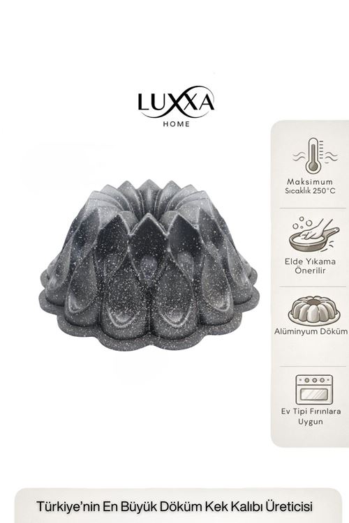Stilla Döküm Kek Kalıbı 26cm Antrasit