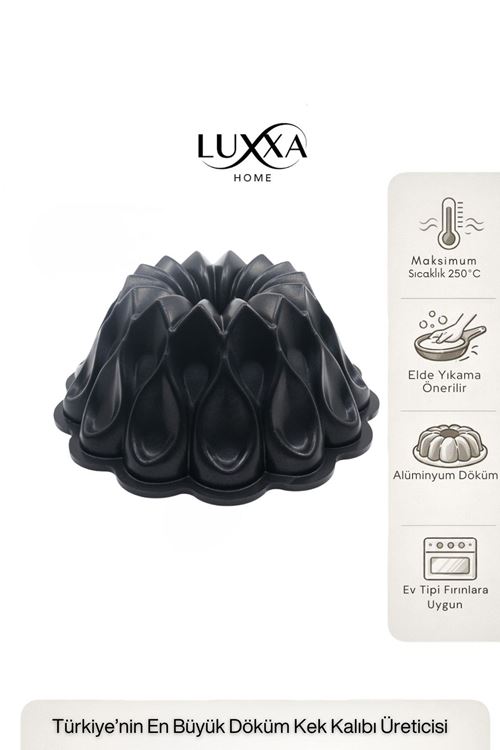 Stilla Döküm Kek Kalıbı 26cm Siyah