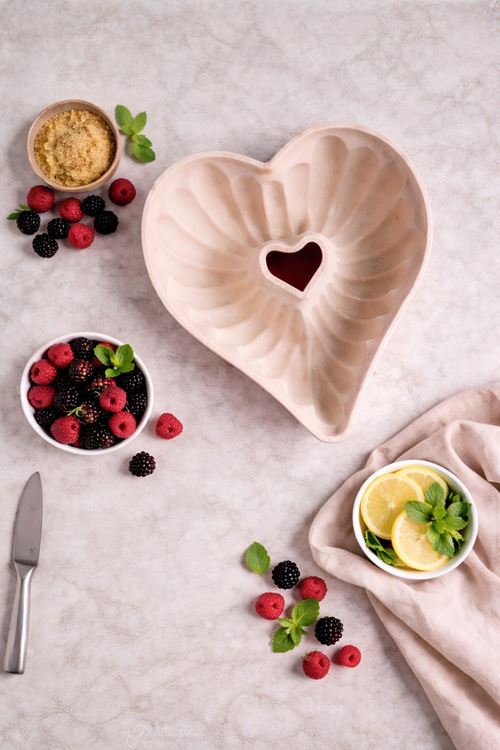 Eros Kalp Döküm Kek Kalıbı Pembe