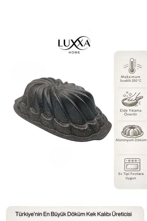 Class Baton Döküm Kek Kalıbı 28cm Antrasit