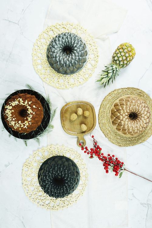 Pigna Döküm Kek Kalıbı 24cm Antrasit