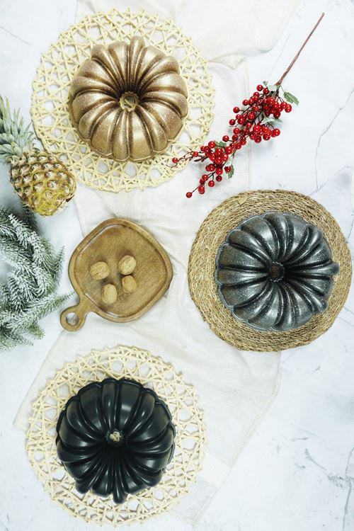 Rona Döküm Kek Kalıbı 25cm Antrasit