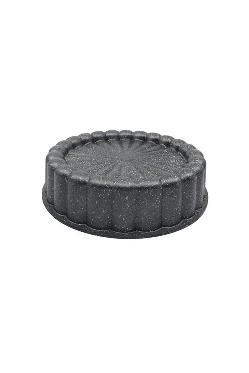 Papatya Döküm Kek Kalıbı 27cm Antrasit