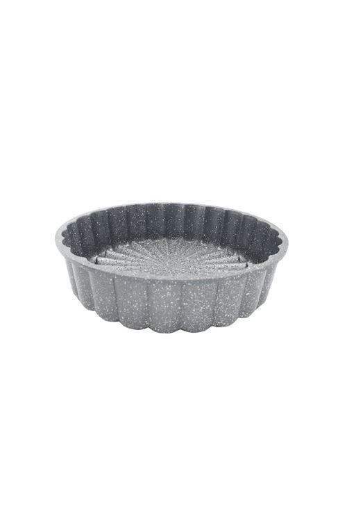 Papatya Döküm Kek Kalıbı 27cm Antrasit
