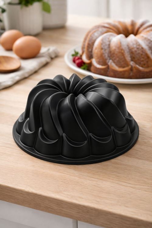 Class Döküm Kek Kalıbı 25cm Siyah