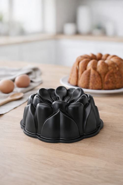 Hira Döküm Kek Kalıbı 26cm Siyah