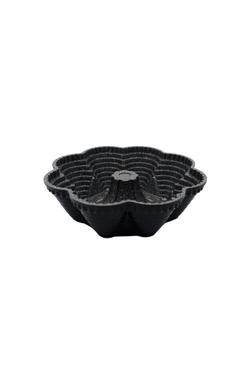 Zera Döküm Kek Kalıbı 25cm Siyah