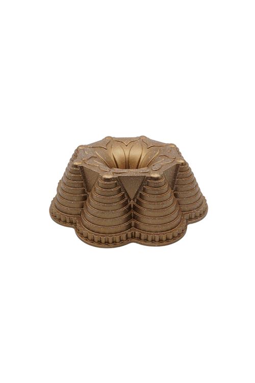 Zera Döküm Kek Kalıbı 25cm Gold