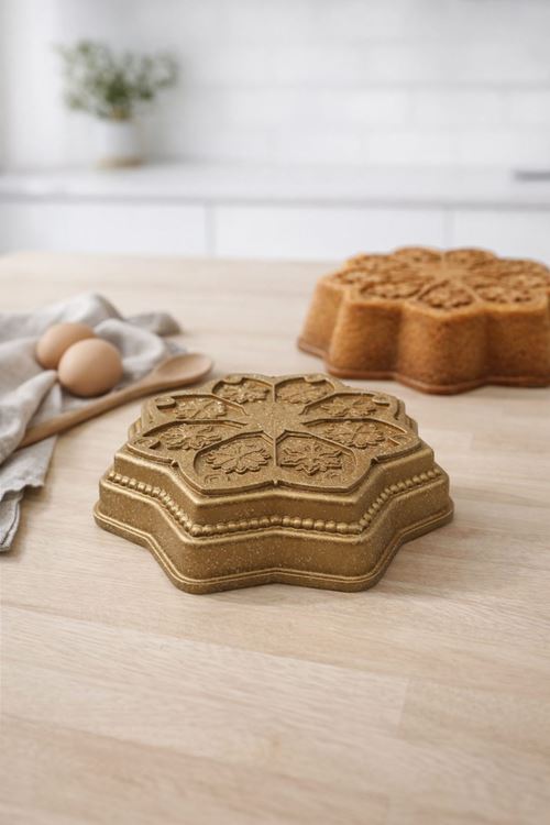 Chris Döküm Kek Kalıbı 28cm Gold