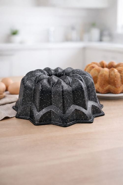 Solaris Döküm Kek Kalıbı 25cm Antrasit