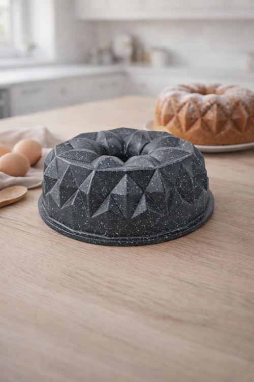 Helios Döküm Kek Kalıbı 25cm Antrasit