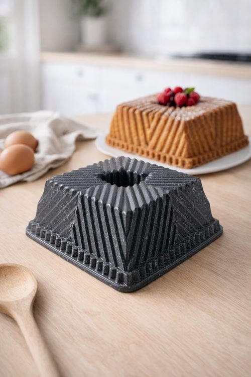 Siena Döküm Kek Kalıbı 22cm Antrasit