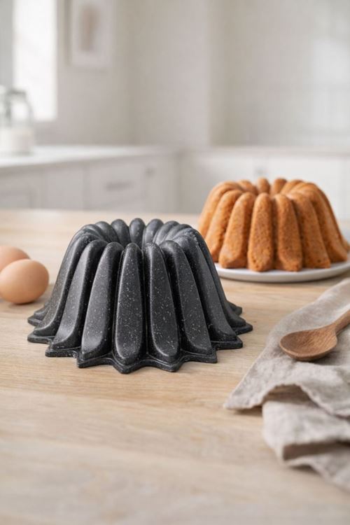 Star Döküm Kek Kalıbı 25cm Antrasit