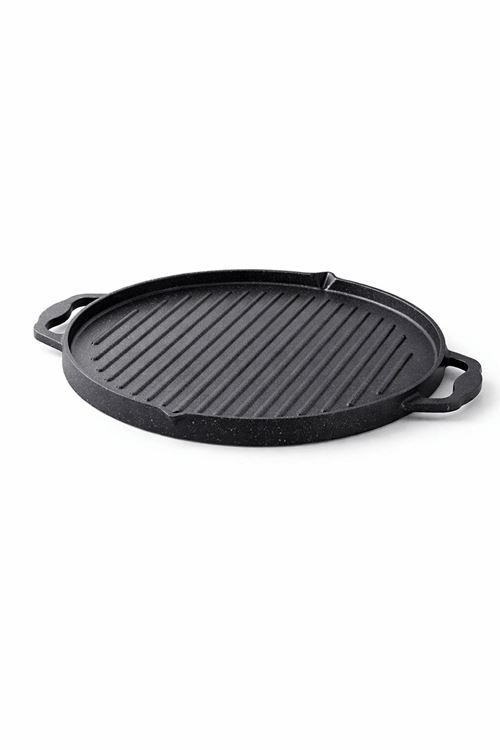 Riva Elite Çift Taraflı Döküm Tava 34cm Siyah