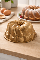 Class Döküm Kek Kalıbı 25cm Gold