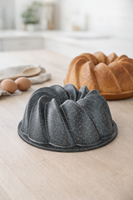 Tufan Döküm Kek Kalıbı 26cm Antrasit