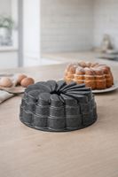 Flora Döküm Kek Kalıbı 26cm Antrasit