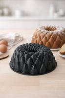 Pigna Döküm Döküm Kek Kalıbı 24cm Siyah
